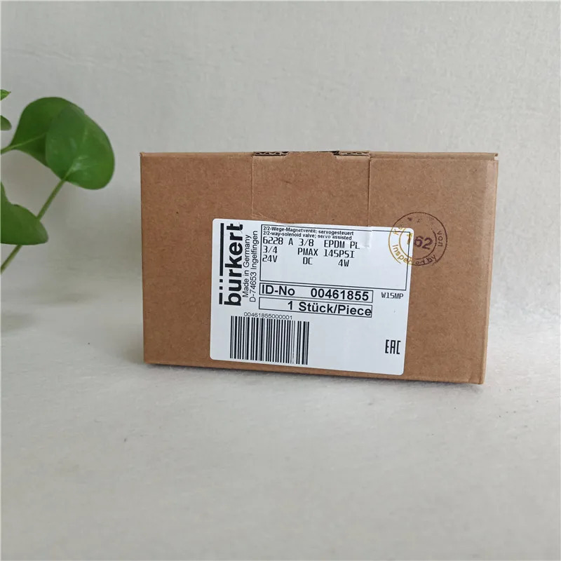 Burkert 솔레노이드 밸브 6227 6228 A 10.0 양방향 다이어프램