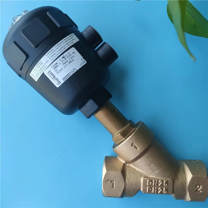 BURKERT2000 A 25.0 PTFE 00007225 앵글 시트 밸브 DN25 7225