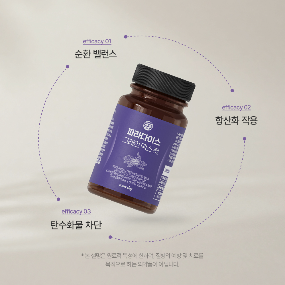 모어데이 파라다이스 그레인 6-Paradol함유 20배농축 원료98%배합 60정, 4개 이미지 2