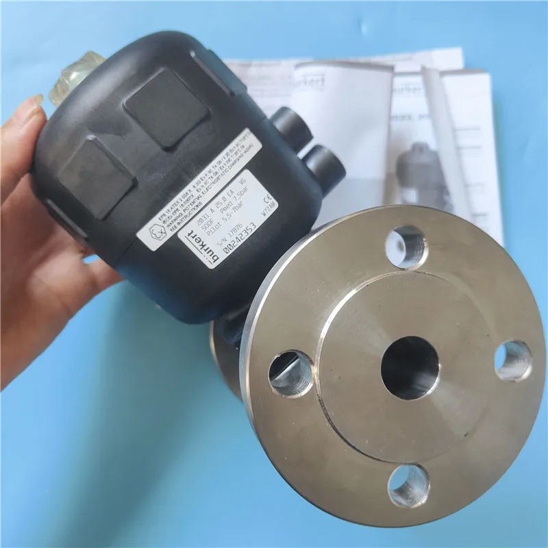 Burkert2031 공압 다이어프램 밸브 A 25.0 EA VG 316L 본체 00242353