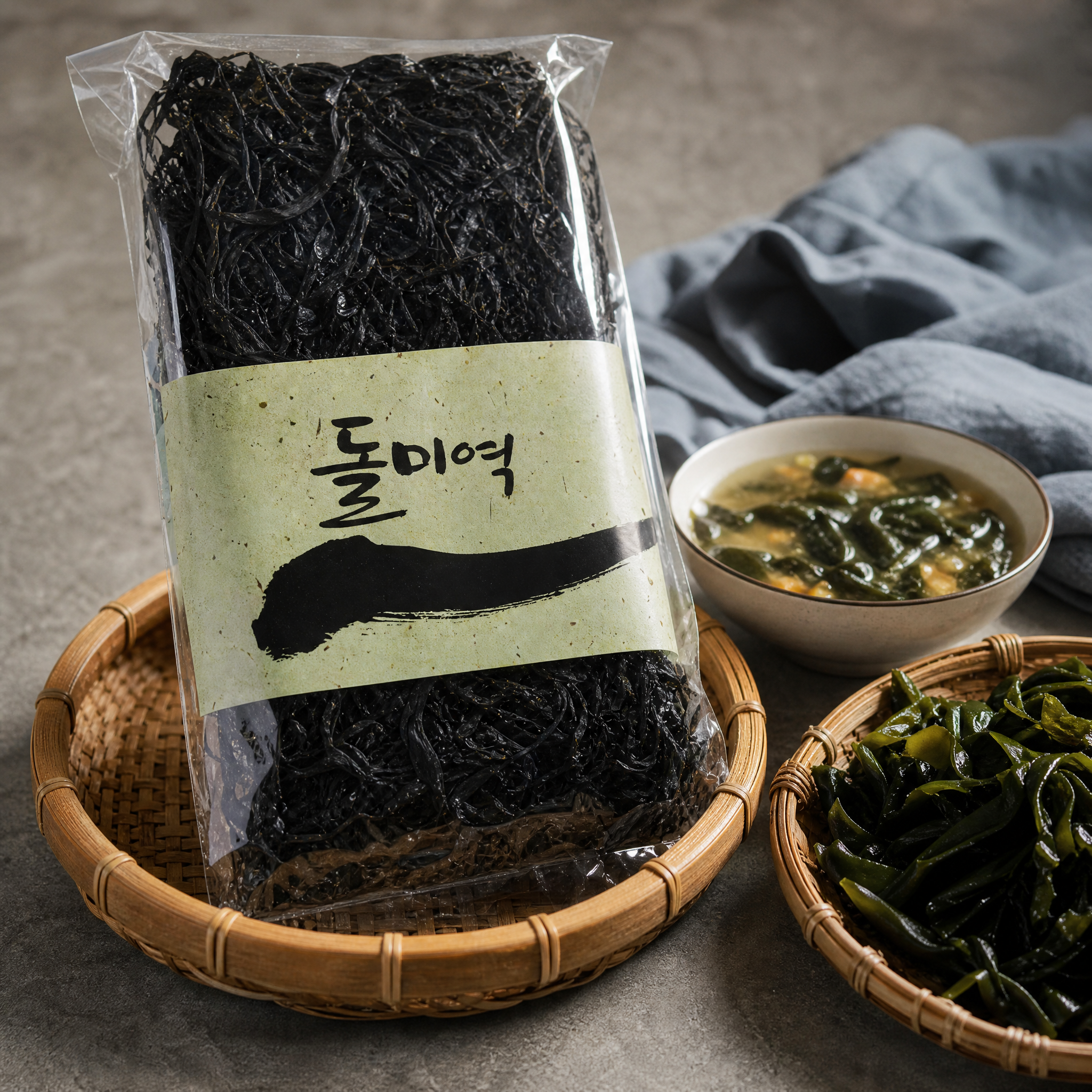 진도물산 국내산 진도 돌미역 300g - 상품 이미지