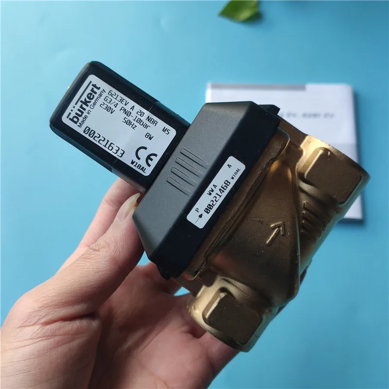 Burkert 6213EV 2위치 양방향 솔레노이드 밸브 00221598 00221633