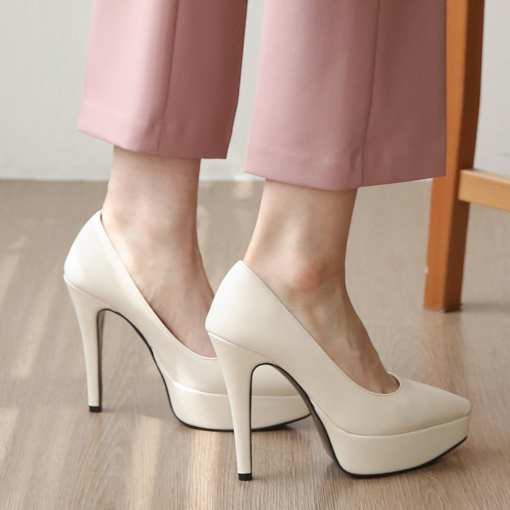 스틸레토 가보시힐 발편한 킬힐 여자구두 12cm 이미지 7