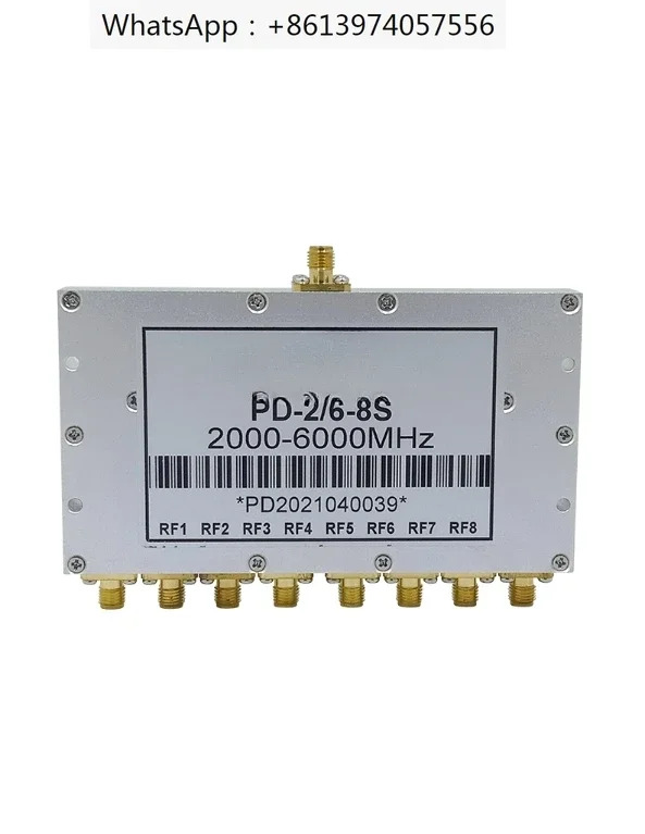 전력 분배기 1-8 2.4 5.8G 와이파이 전체 주파수 결합기 2-6G 광대역 SMA 마이크로스트립 8