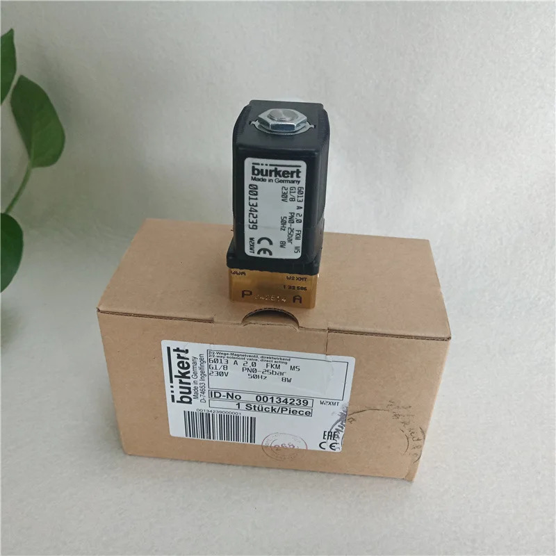 Burkert 솔레노이드 밸브 6013 A 2.0 FKM G1/8 00134239 00134236