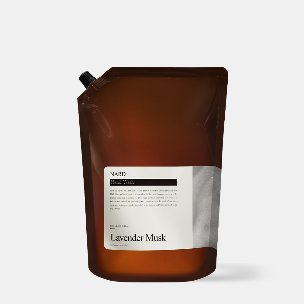[1개] 나드 핸드워시 리필형 1,000ml 라벤더머스크 향 - 상품 이미지