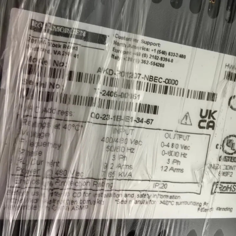 KOLLMORGEN 콜롬렌지 서보 드라이브 AKD-P01207-NBEC-0000