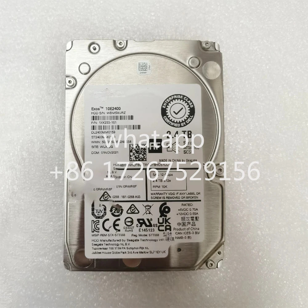 델2.4T 10K SAS 2.5인치 12GB ST2400MM0159 0RWR8F HDD 서버 하드