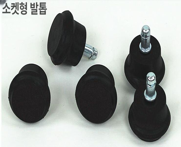 회전 의자 다리 고정 책상 부품 바퀴 발판 사무실 지름 38cm - 상세 이미지 5