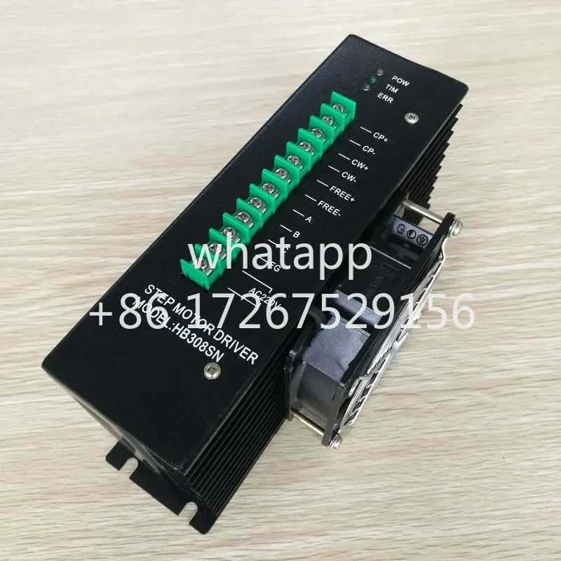 HB308SN 3상 하이브리드 스테핑 모터 사인파 세분 드라이버 AC220V 8A 가방 제작 기계