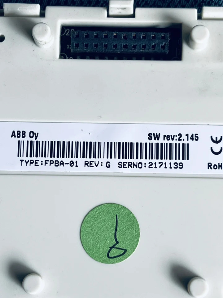 FPBA-01 외부 어댑터 통신 카드 PROFIBUS DP 모듈 ABB580 880
