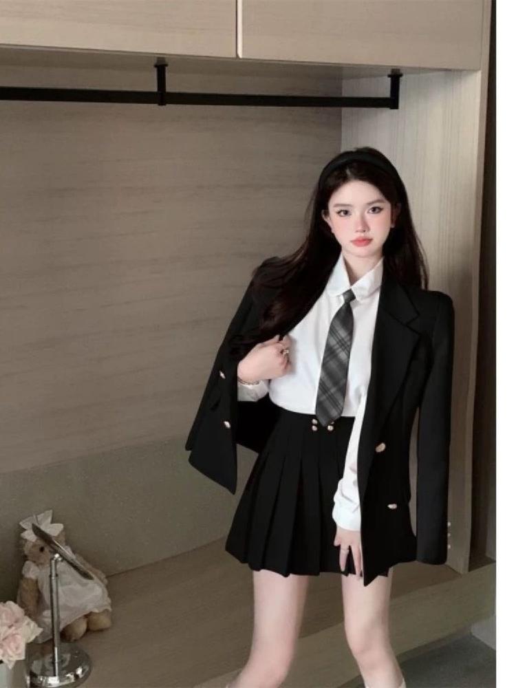 화동 결혼식 조끼세트 상하복 하객룩 반팔 정장 교복 정장세트 스쿨룩 결혼식하객룩 - 상세 이미지 3