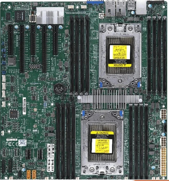 마더보드H11DSi 단일 EPYC 7001/7002 시리즈 프로세서 PCL-E 3.0 M.2 DDR4-3200MHZ 리퍼 완료