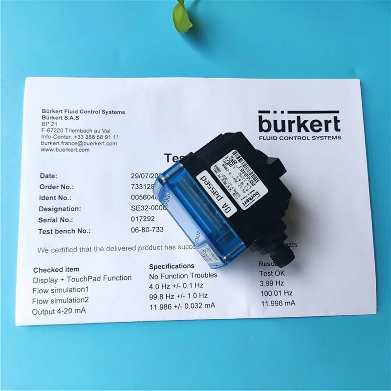 Burkert 유량센서 8032 4-20mA 00449694 00436473
