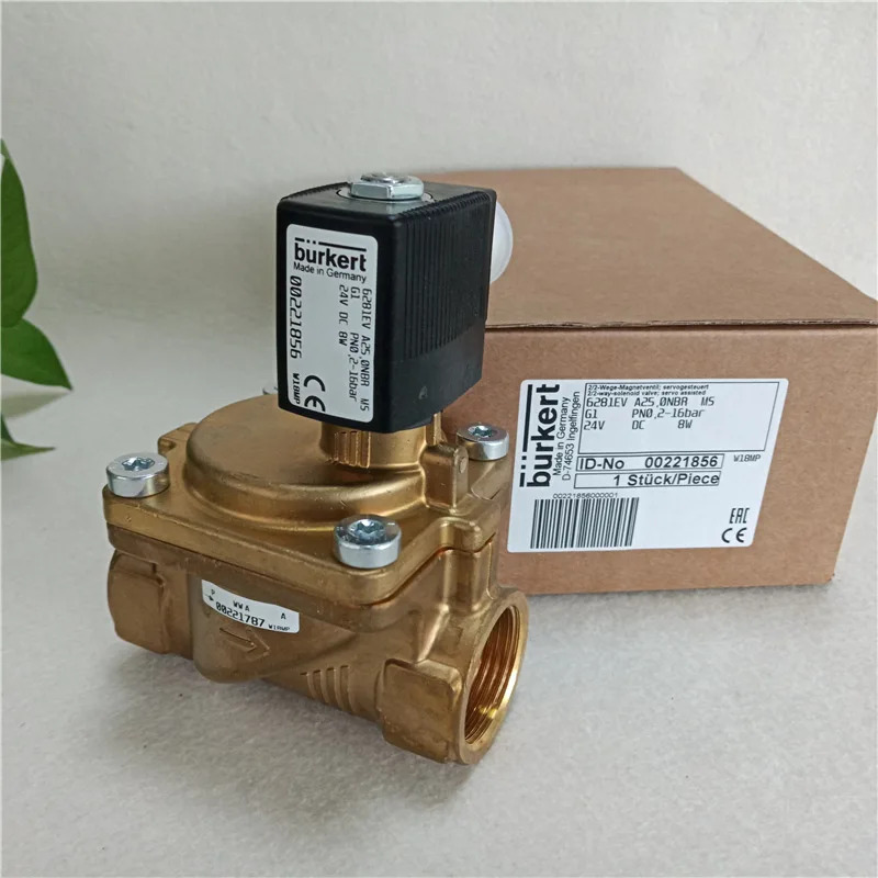 Bode burkert 솔레노이드 밸브 6281 A25 G1 MS 2쌍 정상 00221856 00221858