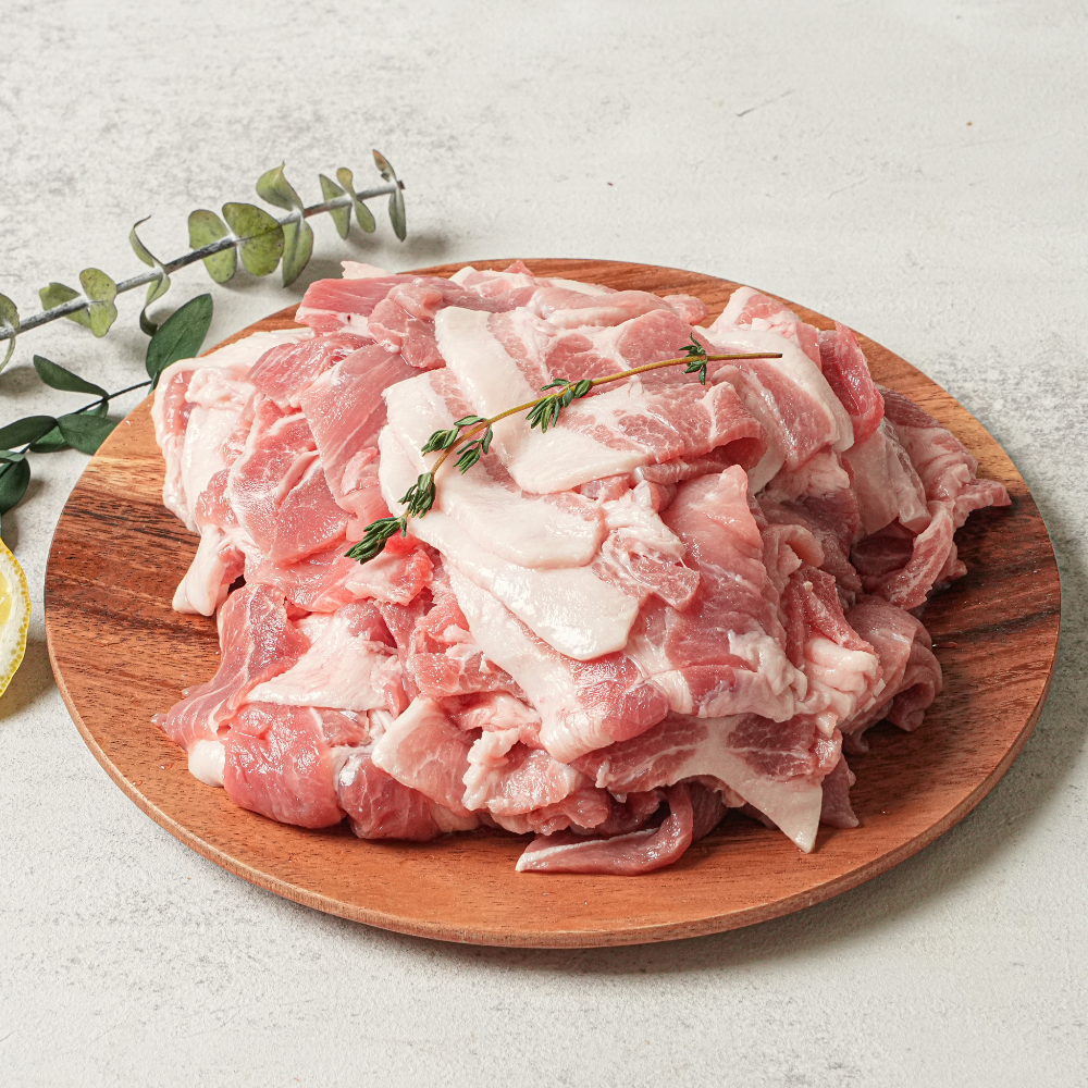 제육볶음 두루치기 불고기용 돈목전지 돼지고기 1kg - 상품 이미지