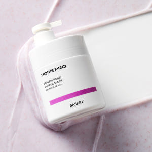 사사키 홈프로 단백질 헤어팩 퍼플마스크 극손상 비건 트리트먼트 600ml 솔직 후기 | 피부 타입별 분석 - 상품 이미지 1