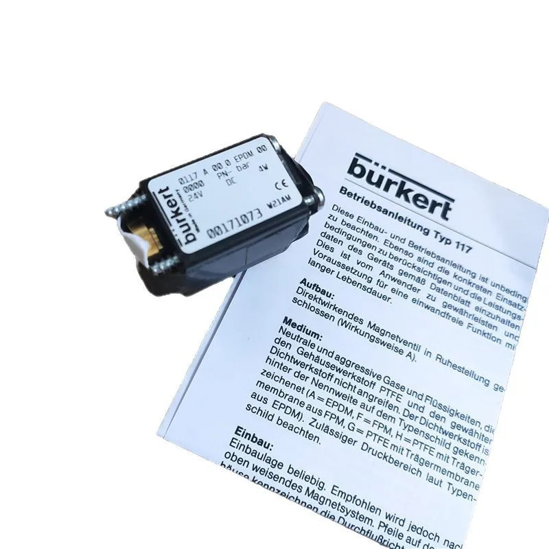 Burkert 솔레노이드 밸브 0117 A EPDM 4W 양방향 00171073