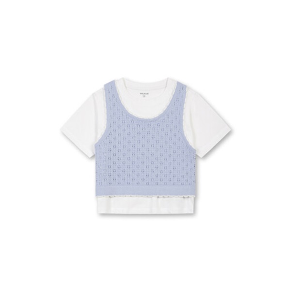 폴햄키즈 여아 뷔스티에 티셔츠 세트 2color(택1) G-2ES2060A - 상세 이미지 3