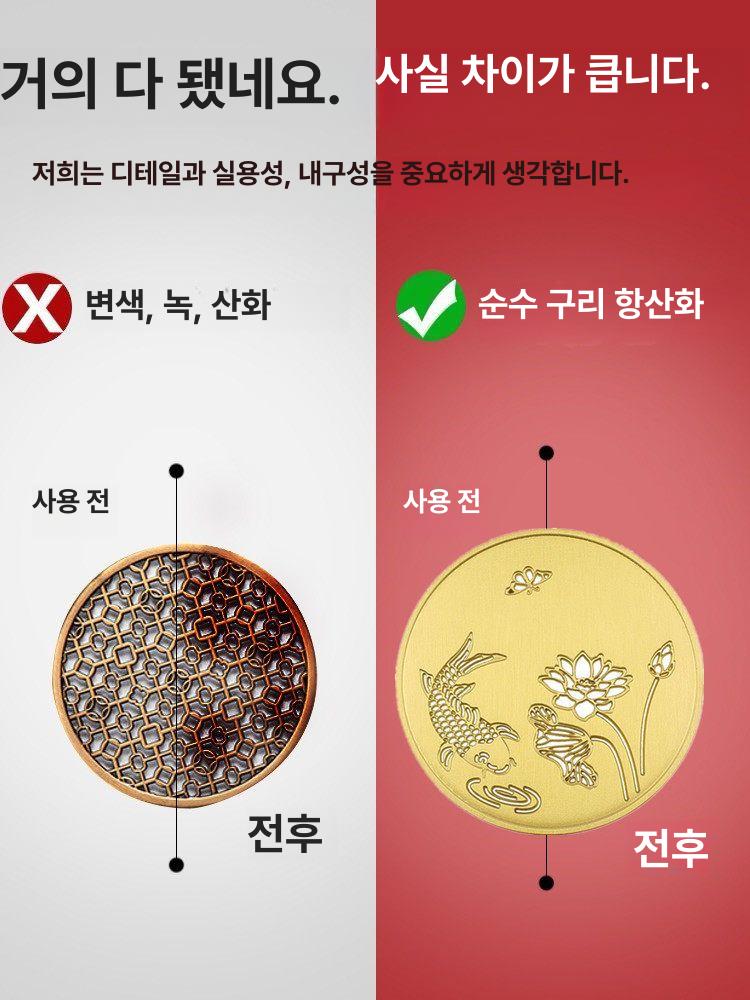 원형 찻판 퇴수기 다도 차반 차트레이 배수 차판 다판 차상 받침대 티트레이 세트 - 상세 이미지 3