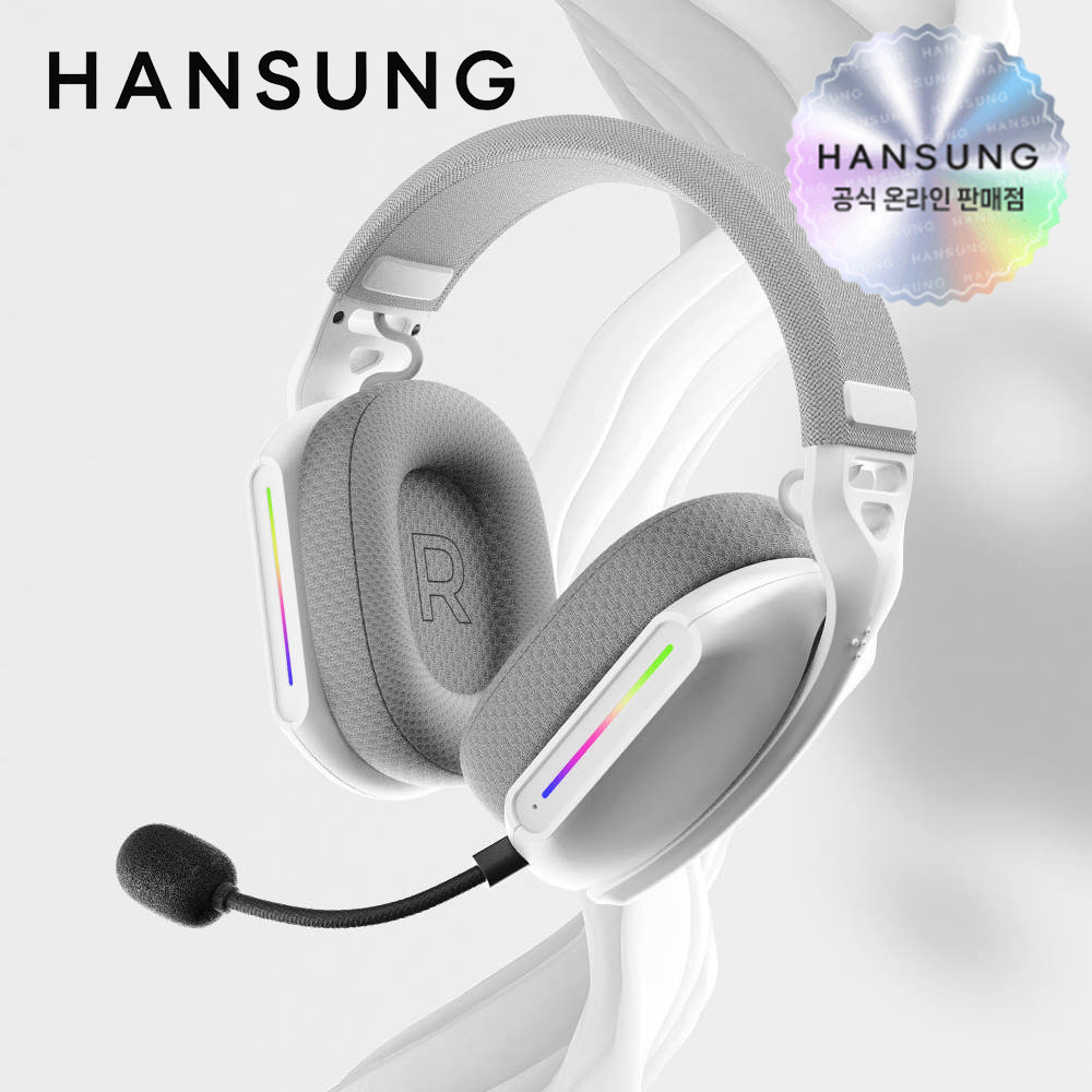 한성 TFG CH PRO Wireless 3모드 게이밍 헤드셋 화이트 - 상품 이미지