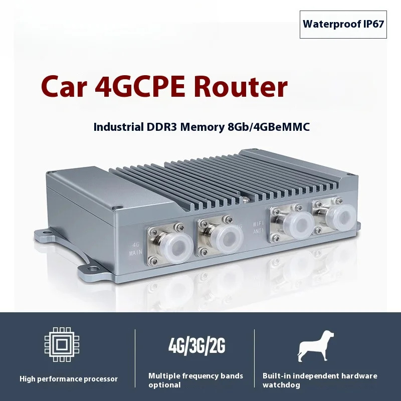산업등급 자동차 4GCPE 라우터 4G 게이트웨이 WFI6 4 항공 플매트 카펫 러그 네트워크 포트 방수 SLK-RT990-4G