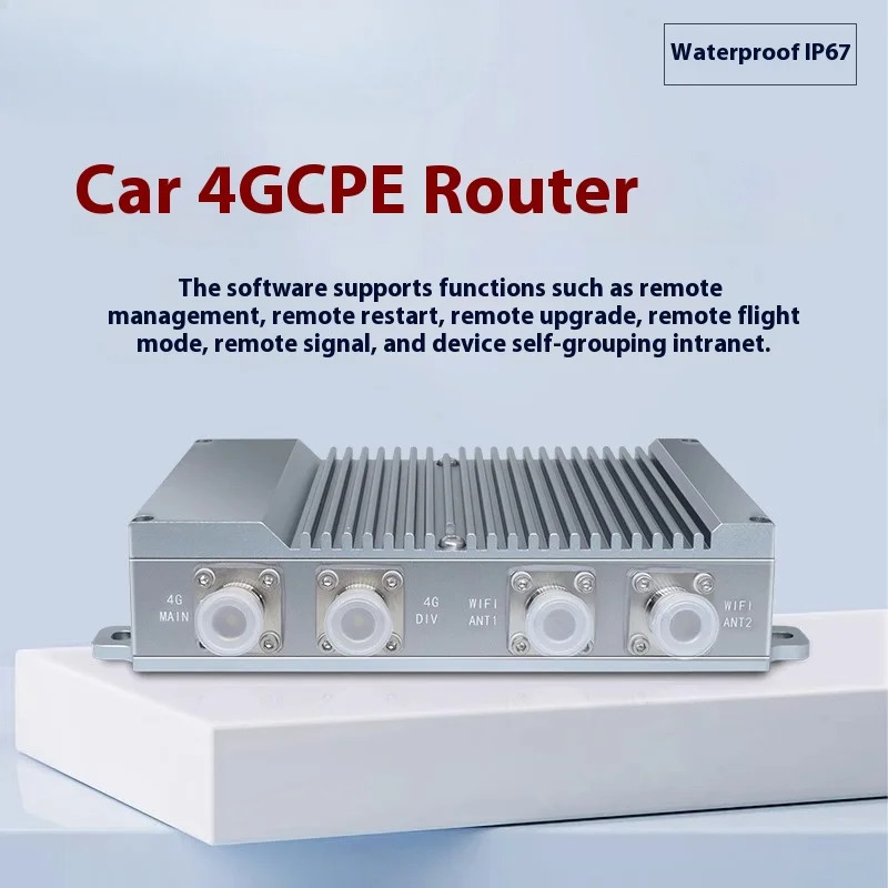 산업등급 자동차 4GCPE 라우터 4G 게이트웨이 WFI6 4 항공 플매트 카펫 러그 네트워크 포트 방수 SLK-RT990-4G