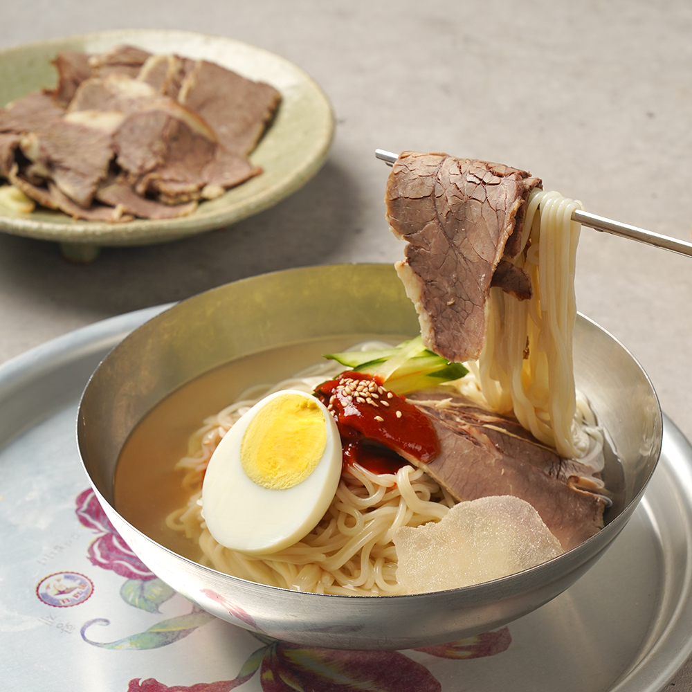 내호냉면 100년 전통 부산밀면 밀키트 2인분 + 명태회 + 무김치 - 상세 이미지 2