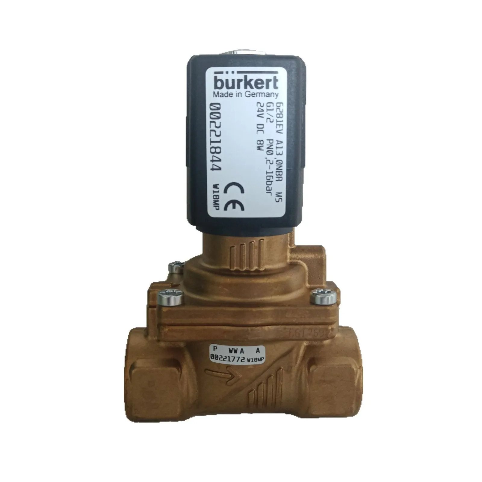 Bode 6281EV 솔레노이드 밸브 DN20mm NBR MS G3/4 burkert00221850