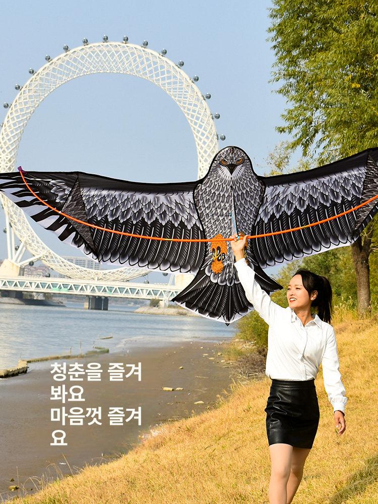 초대형 전통연 야외 연날리기 가오리연 전통놀이 비행 캠핑 민속놀이 대형연 공원 - 상세 이미지 5