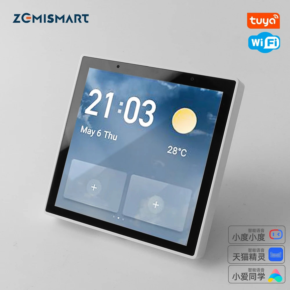 Zemismart 지능형 중앙 제어 화면 스위치 제어판에는 zigbee 게이트웨이가 함께 제공됩니다.