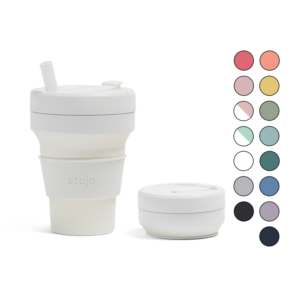 스토조 접이식 실리콘 텀블러 비기 컬렉션 470ml, 쿼츠 - 상품 이미지