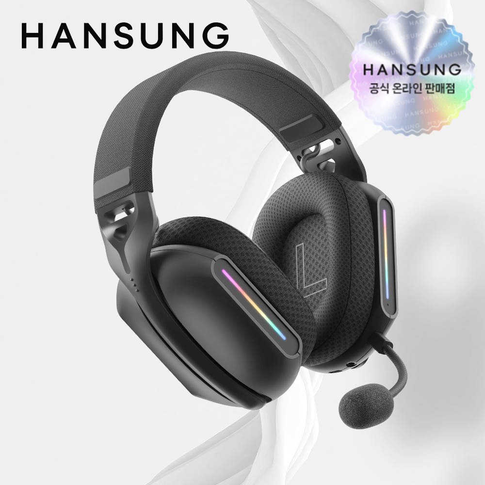 한성 TFG CH PRO Wireless 3모드 게이밍 헤드셋 블랙 - 상품 이미지
