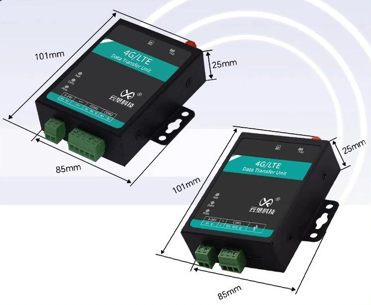 4G DTU RS232 RS485 - TCP MQTT GPS 포지셔닝 데이터 전송 모듈