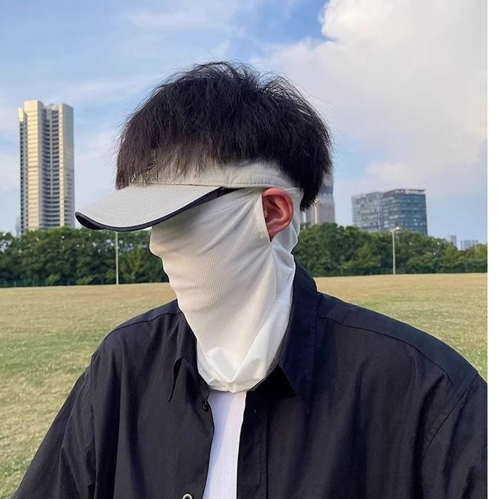 J2K 360도 얼굴 목 풀커버 메쉬 통기성 남녀공용 마스크 골프 낚시 등산 야외 스포츠 - 상세 이미지 3