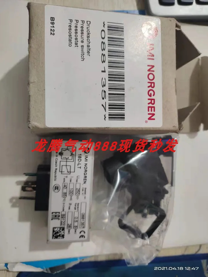 0881357 Norgren UK 전압력 스위치 18D-LT 오리지널 신