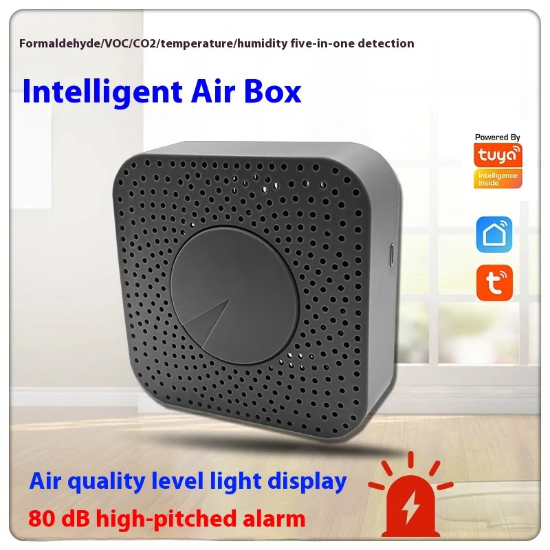 스마트 에어 WiFi/ZigBee 포름알데히드 이산화탄소 온도 습도 감지 감지기