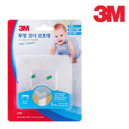 3M 3M 유아안전 투명 코너 보호대