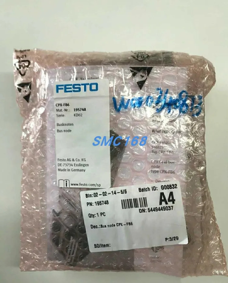 FESTO 모듈 CPX-FB6 195748 신