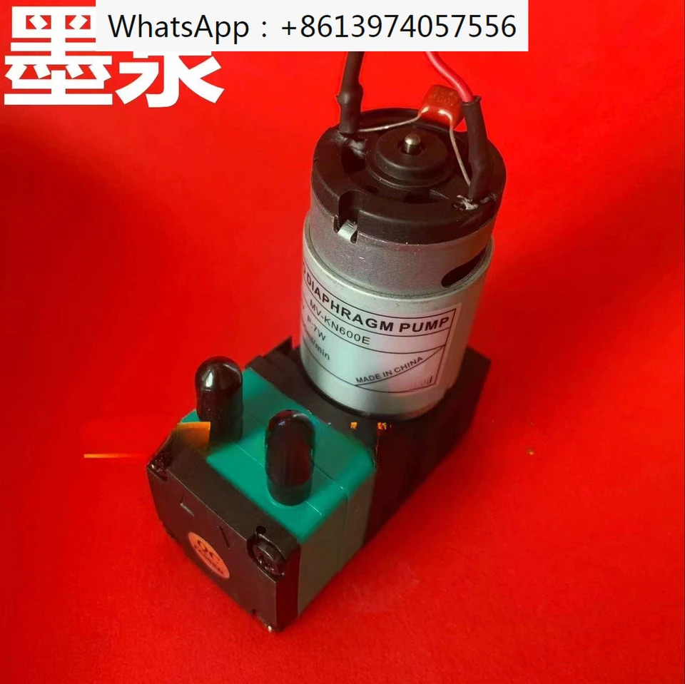 마이크로 다이어프램 펌프 MV-KN600E 잉크젯 프린터 플로라 LJ3204 LJ3208 LJ520 UV 잉크 7W 24V DC 600ml/분 신