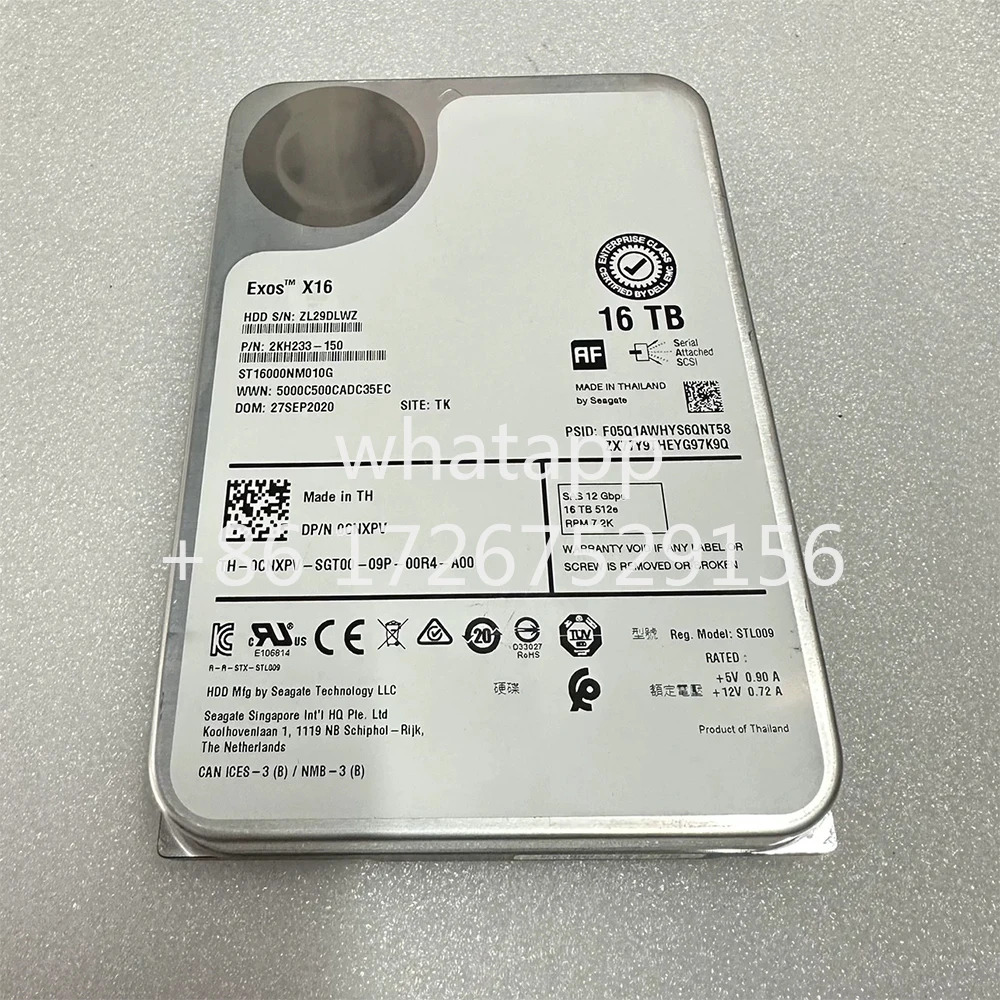 DELL HDDST16000NM010G 0CNXPV 16T 7.2K 3.5인치 SAS 12GB 하드