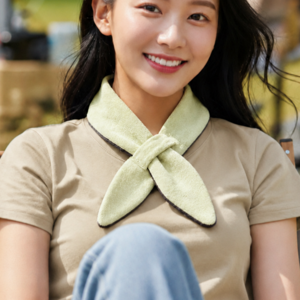 더스터프 아이스 쿨스카프 냉감 넥쿨러 쿨링 넥밴드 얼음 목걸이 라임 초코 이미지 8
