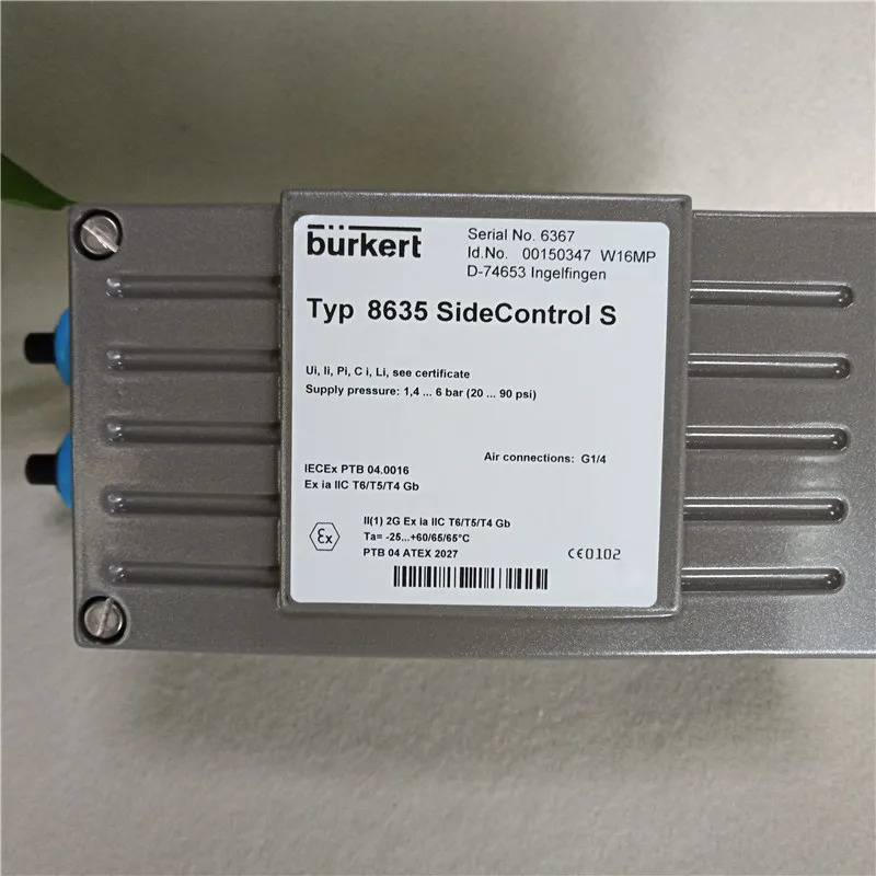 Burkert 방폭 포지셔너 8635 Baodi 위치 조절기 00150347