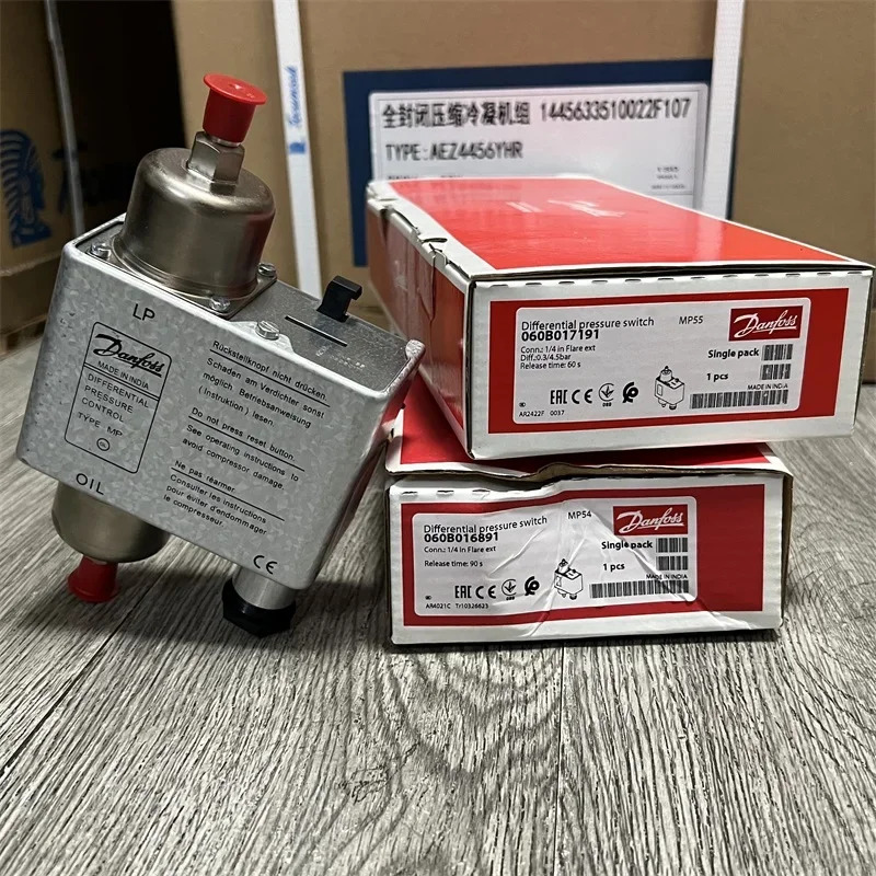 오리지널 BOCK 압축기 오일 차압 컨트롤러 MP55 060B0171 0170