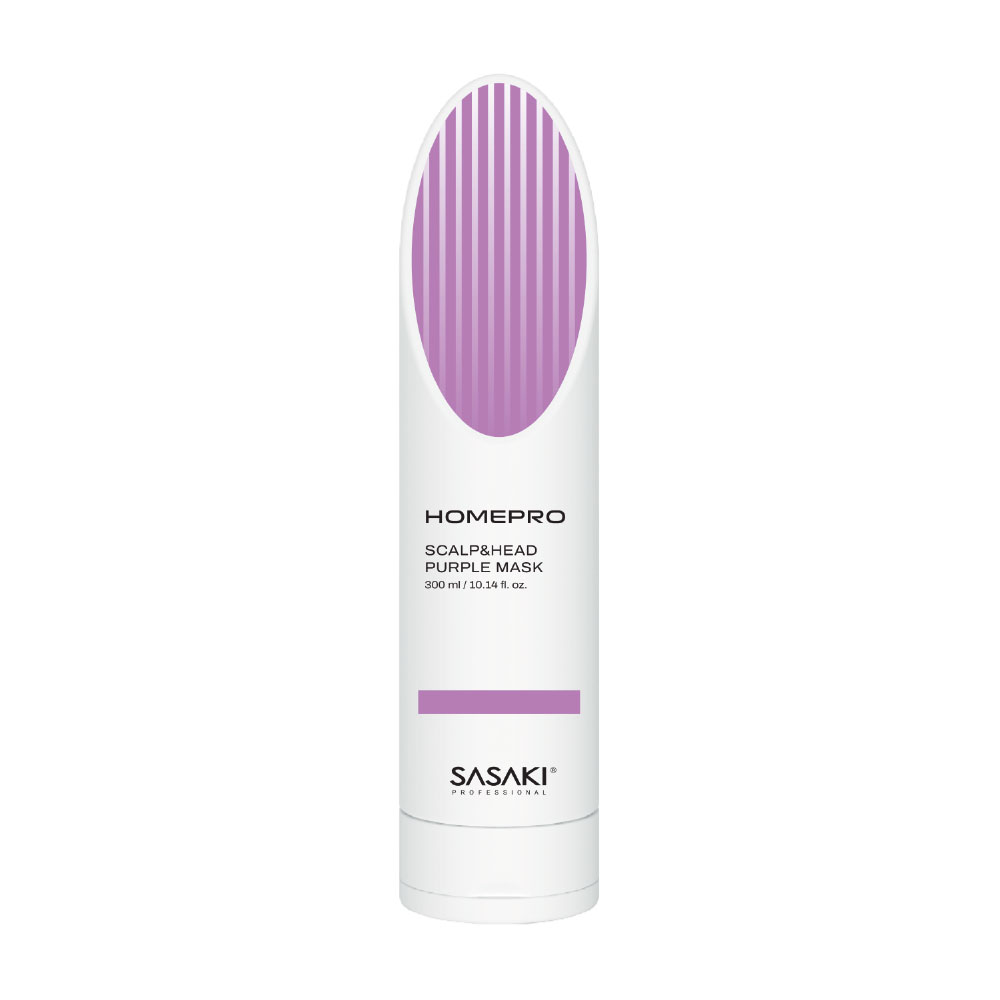 사사키 홈프로 단백질 헤어팩 퍼플마스크 극손상 비건 트리트먼트 300ml 이미지 2