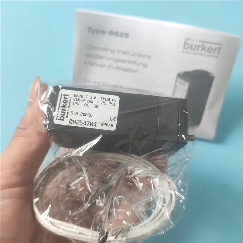 Burkert6628 솔레노이드 밸브 양방향/3방향 로커암 약전압