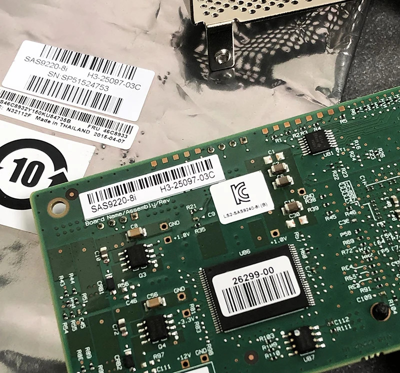 9220-8I 9223-8i/IBM ServeRAID M1115 M1015/JBOD 패스스루 카드