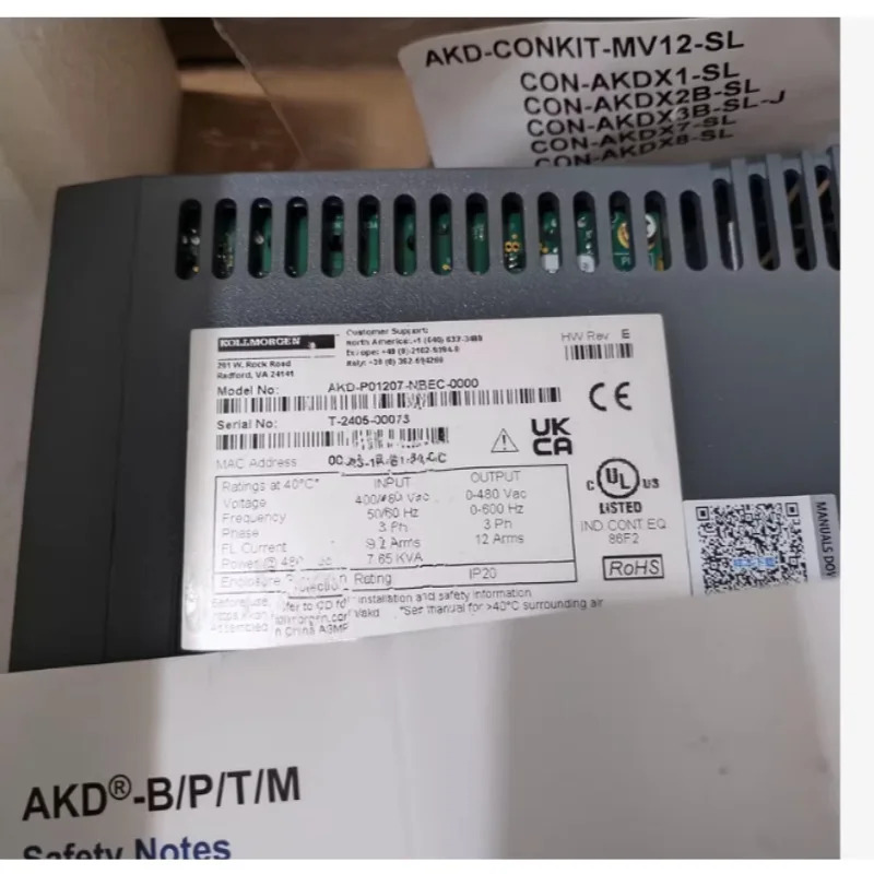 KOLLMORGEN 콜롬렌지 서보 드라이브 AKD-P01207-NBEC-0000