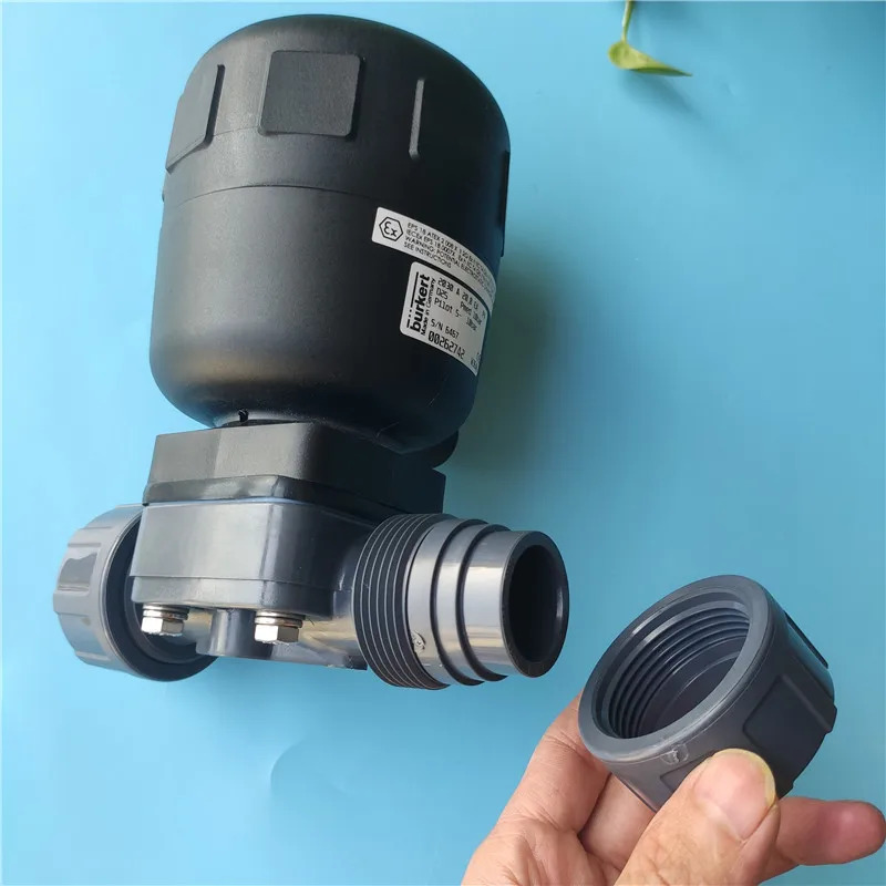 독일 burkert2031 공압 다이어프램 밸브 PP PVC 인터페이스