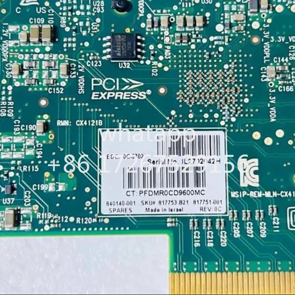 817753 -B21 817751 -001 hp호환E 10/25G 카드 CX4-Lx EN MCX4121A-ACUT용
